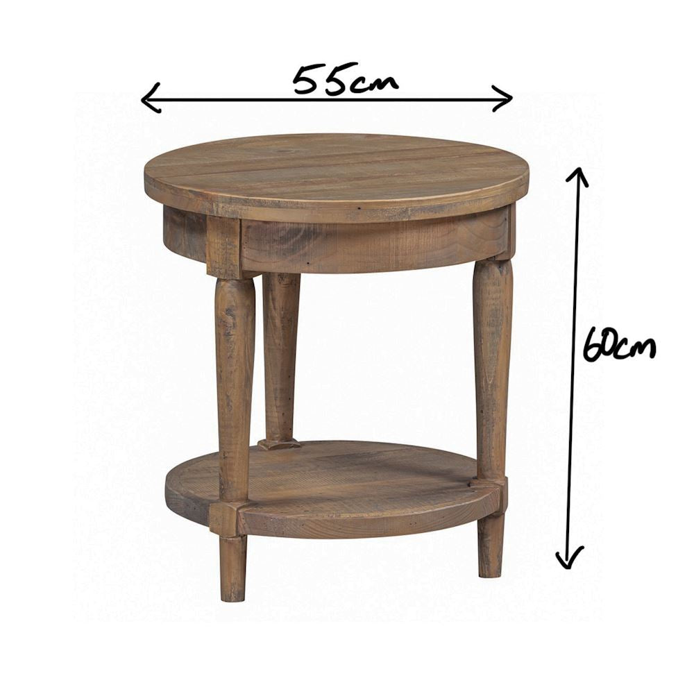 Donny Round Lamp Table