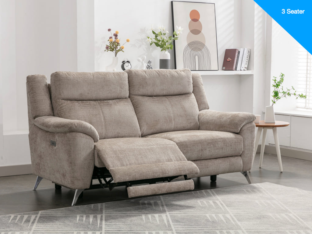 Marylin Sofa Range Electric - Fossil Fabric