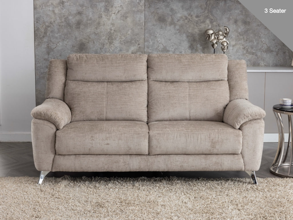 Marylin Sofa Range Fixed - Fossil Fabric