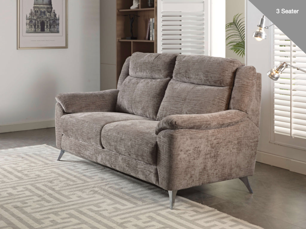 Marylin Sofa Range Electric - Stone Fabric