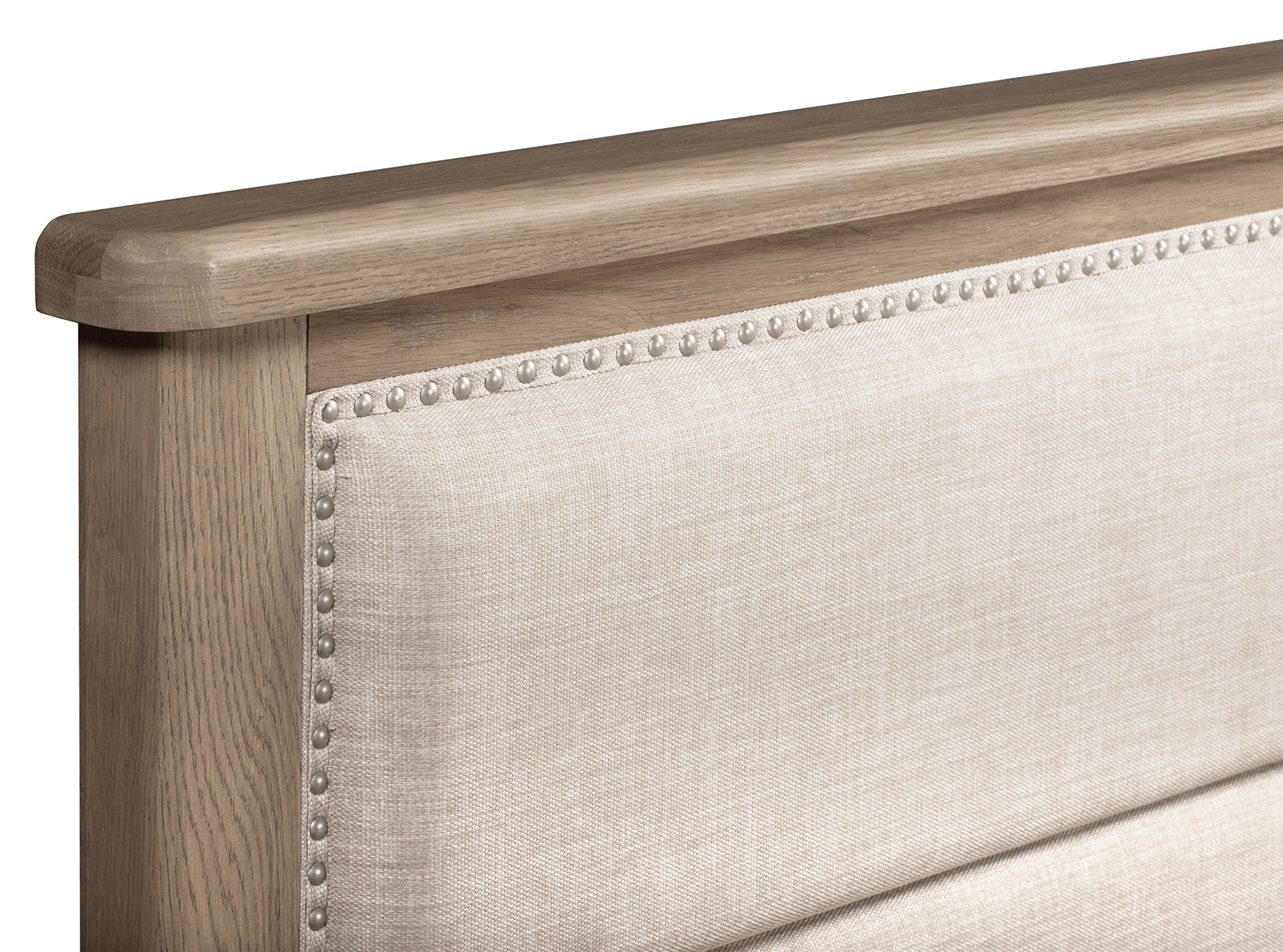 Aylesbury king Size Bed Frame  - Smoked Oak