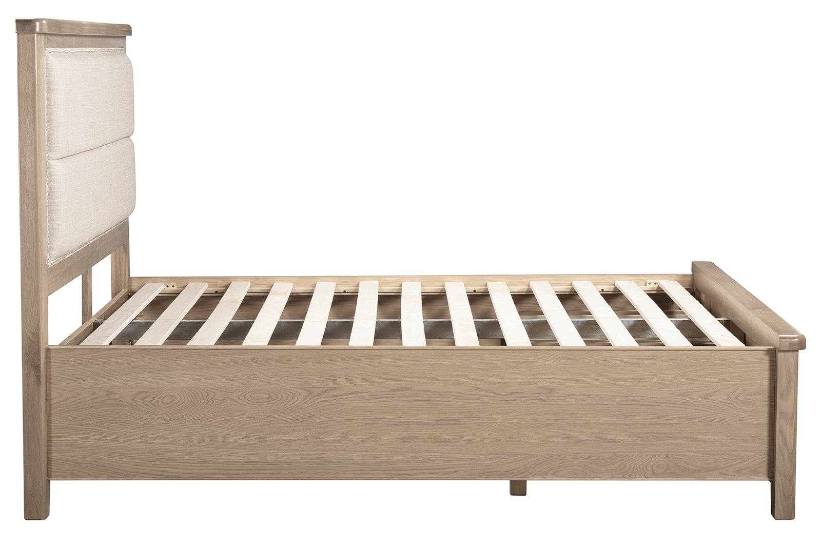 Aylesbury king Size Bed Frame  - Smoked Oak