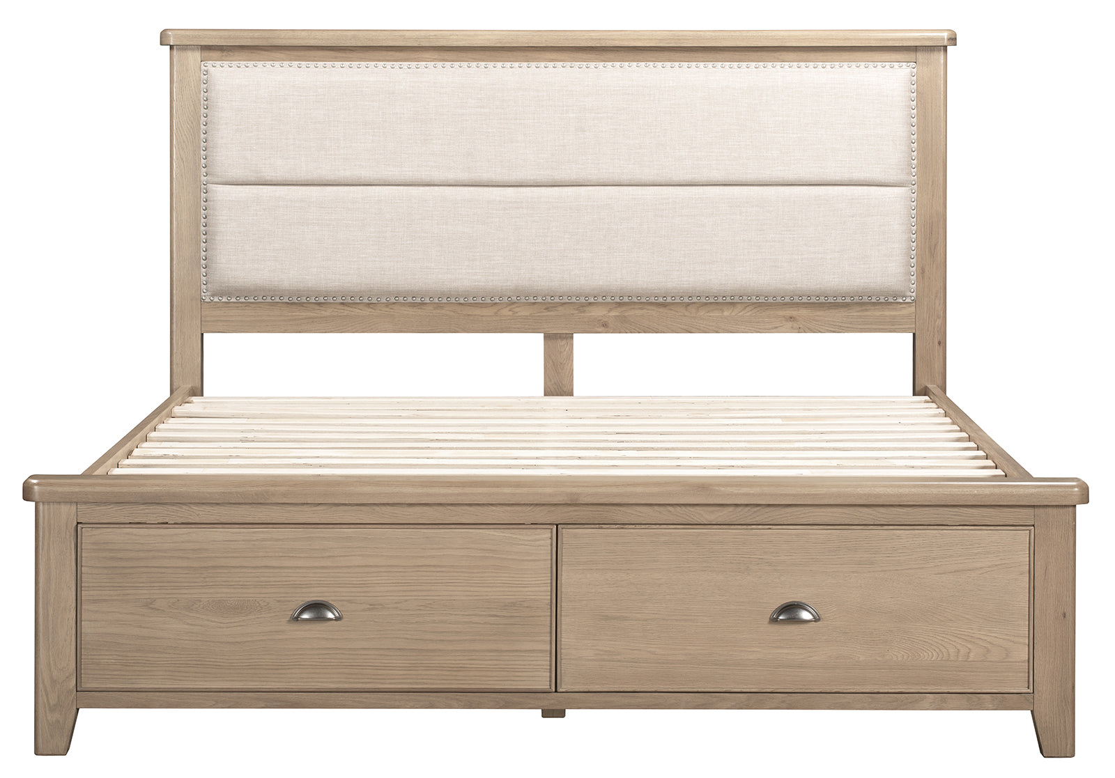 Aylesbury king Size Bed Frame  - Smoked Oak