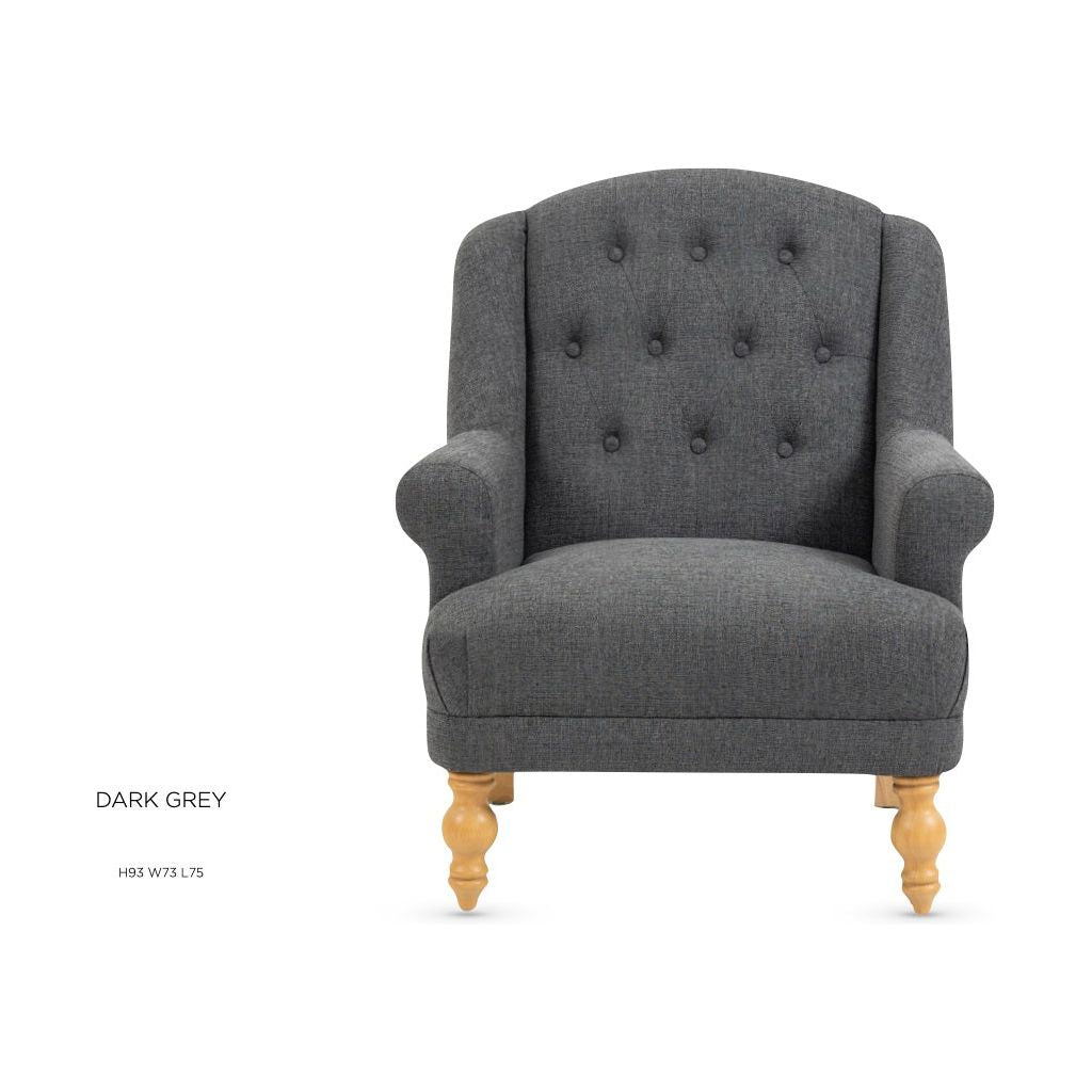 Charlotte Armchair - Grey