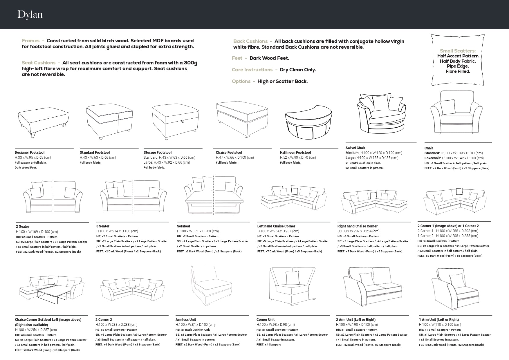 LHF Dylan Corner + Stool