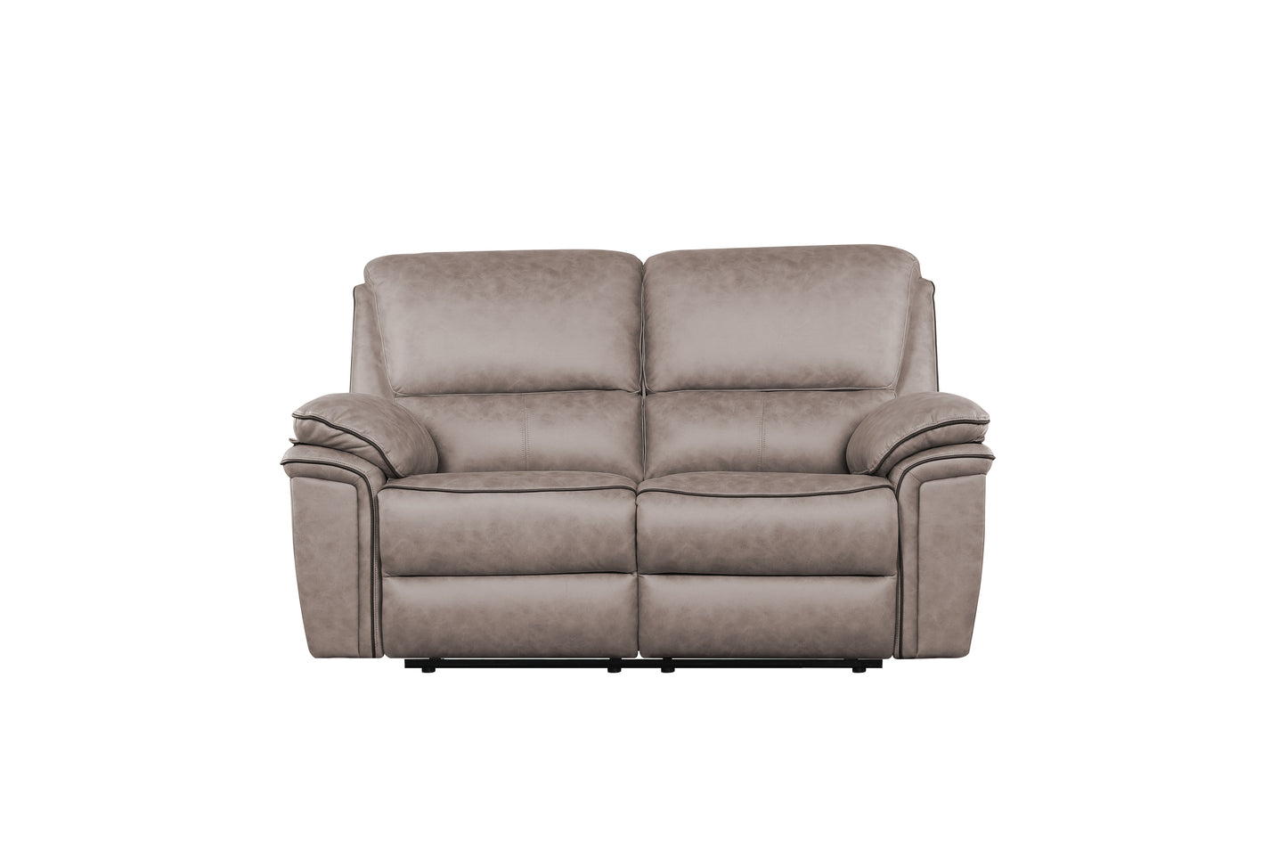 Brianna 3 + 2 reclining Sofa Range - Taupe Suede Fabric