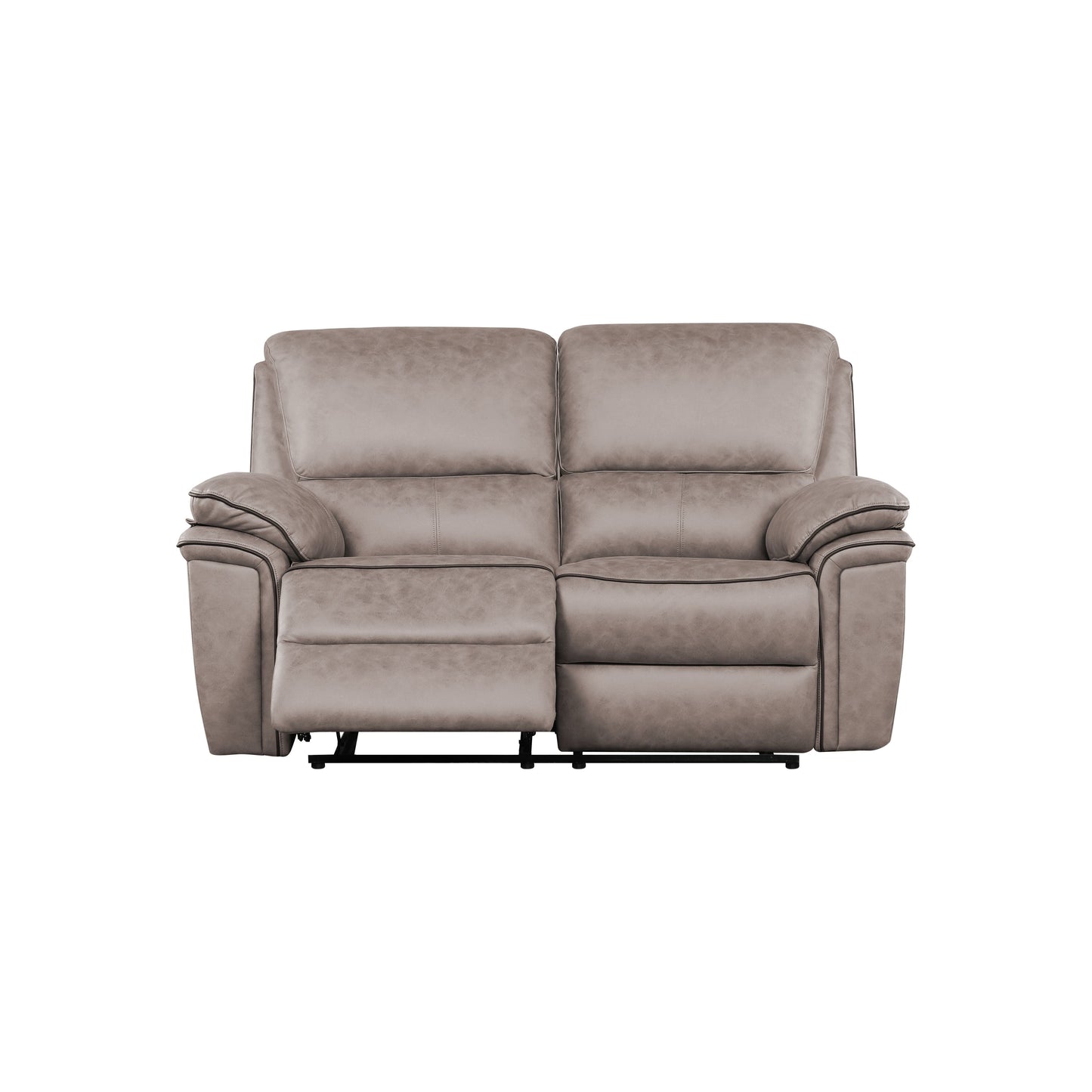 Brianna 3 + 2 reclining Sofa Range - Taupe Suede Fabric