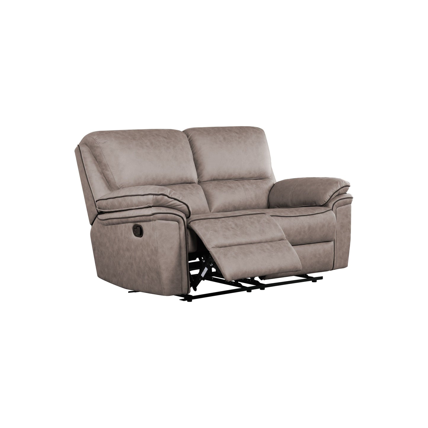 Brianna 3 + 2 reclining Sofa Range - Taupe Suede Fabric