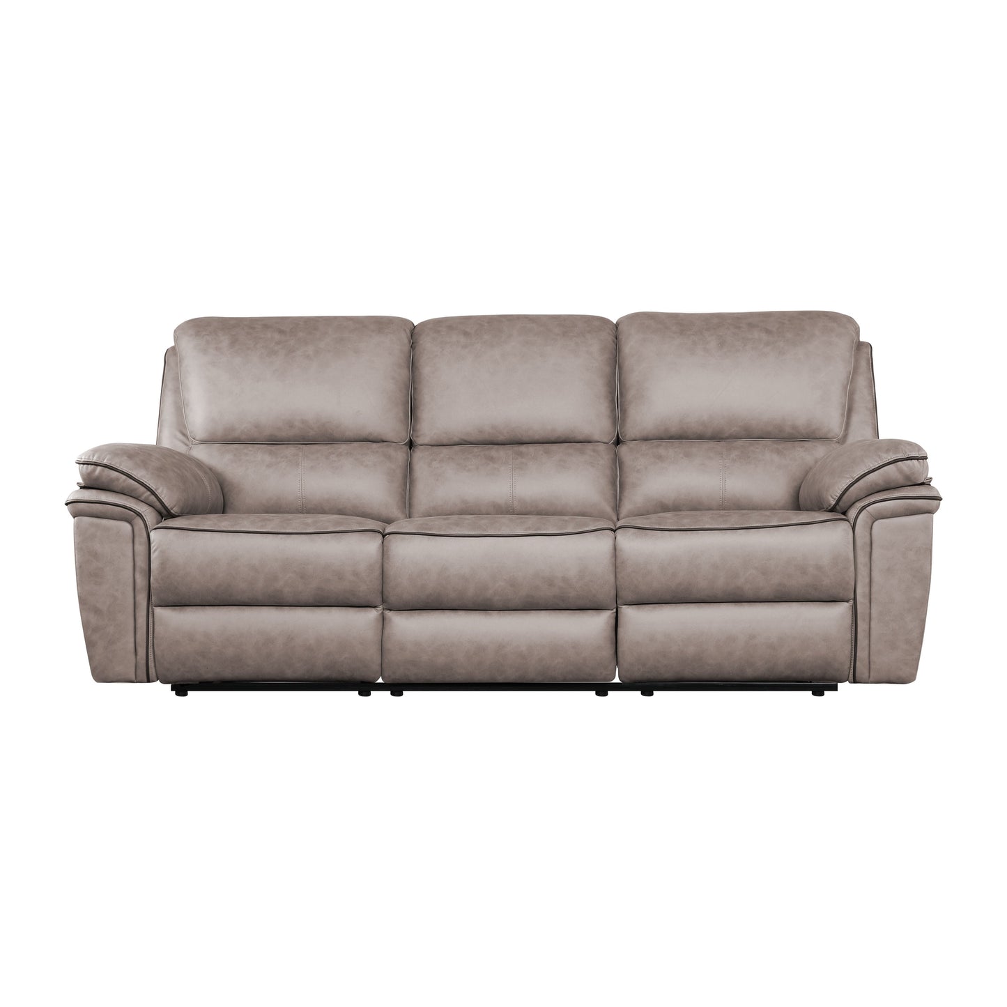 Brianna 3 + 2 reclining Sofa Range - Taupe Suede Fabric