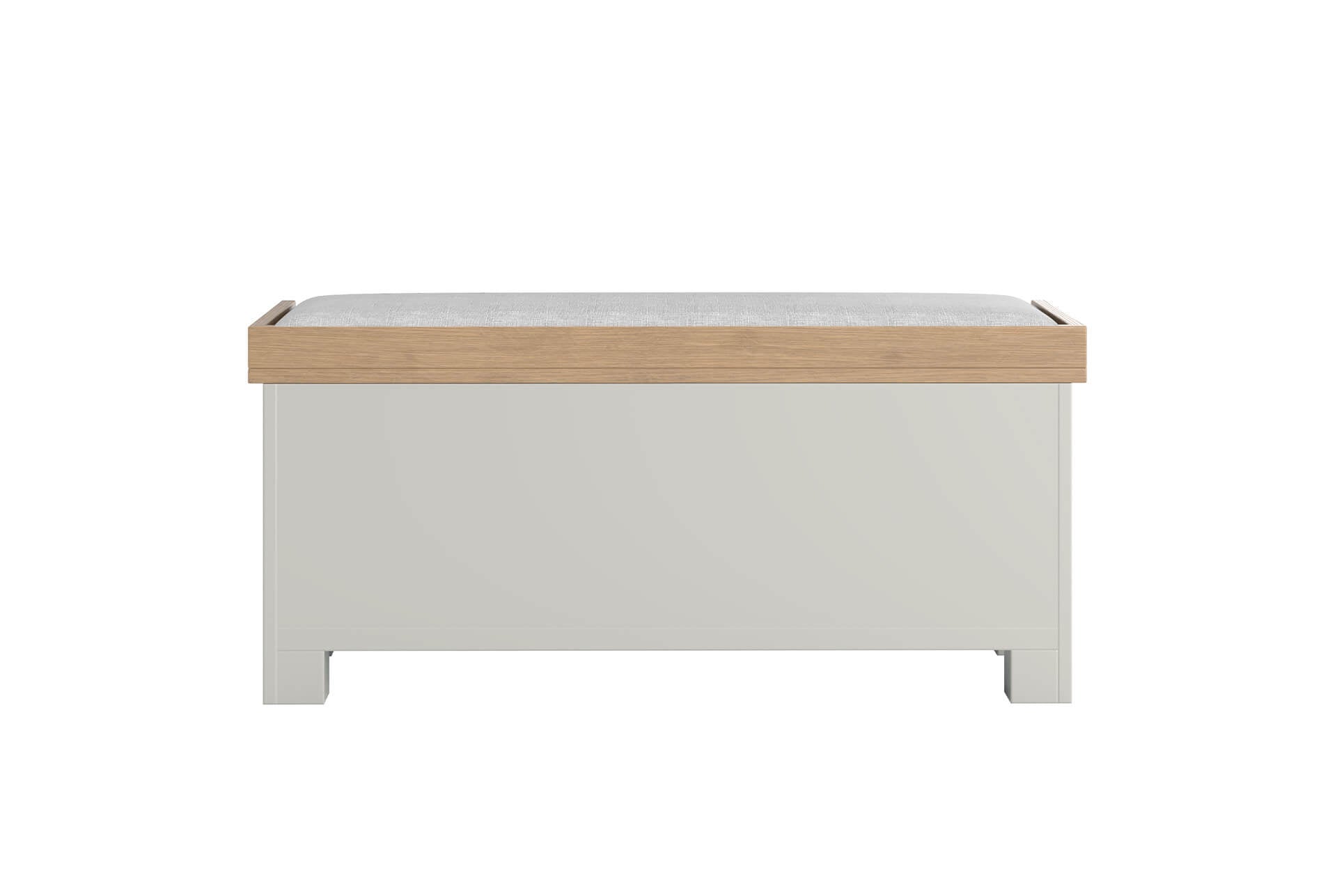 Doune Bench Seat Fabric Cushion with Storage - Grey