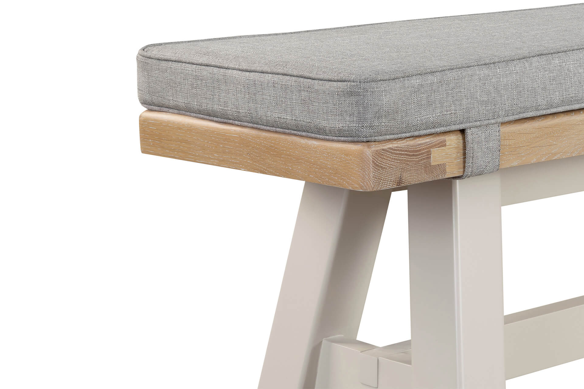 Doune Dining Bench Fabric Cushion-  Grey