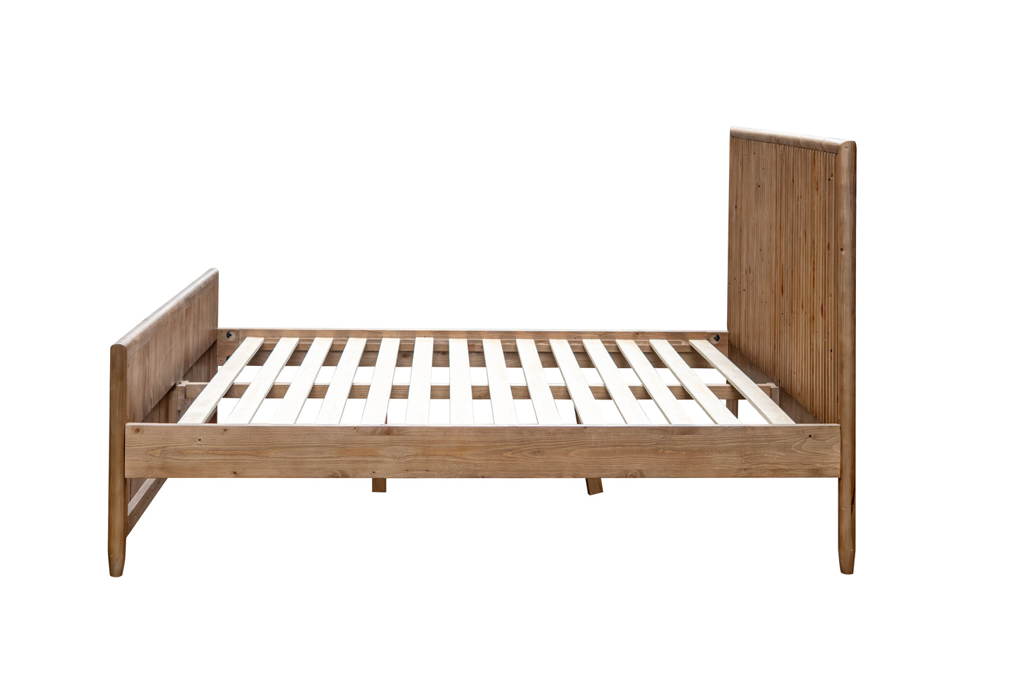 Kairo King Bed Frame - Cashew Oak
