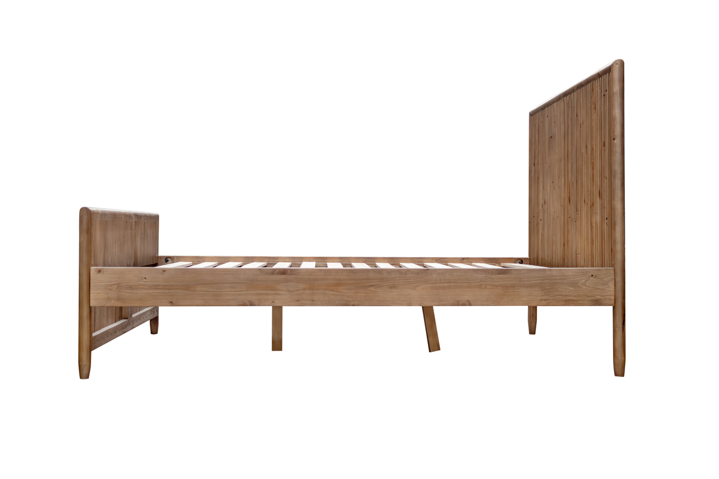 Kairo King Bed Frame - Cashew Oak