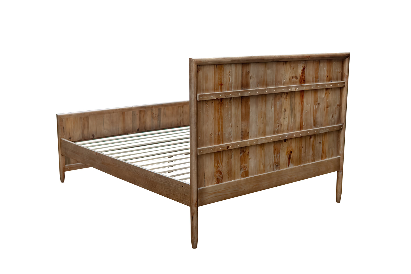 Kairo King Bed Frame - Cashew Oak