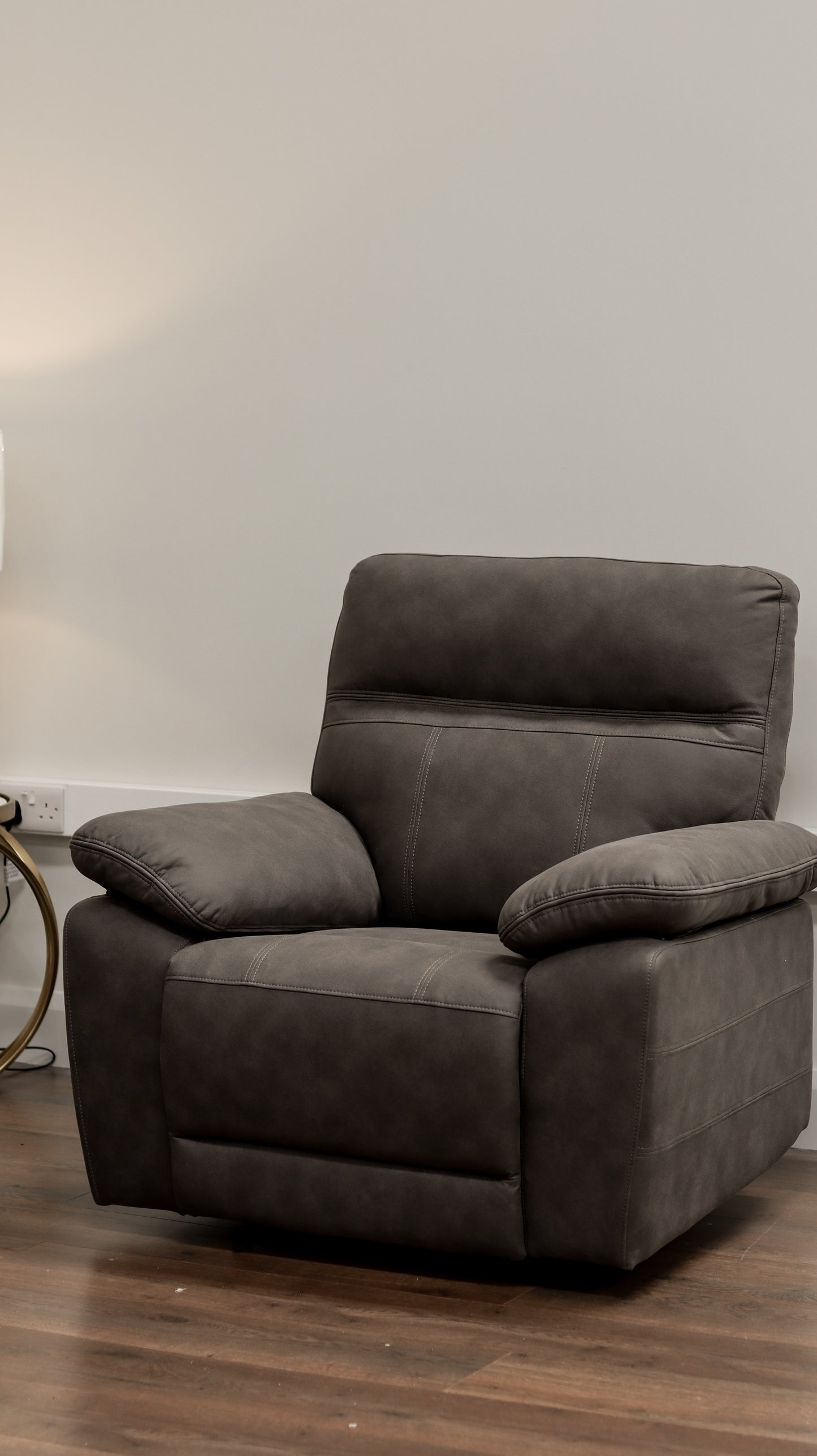 Jude Sofa Range - Charcoal Suede