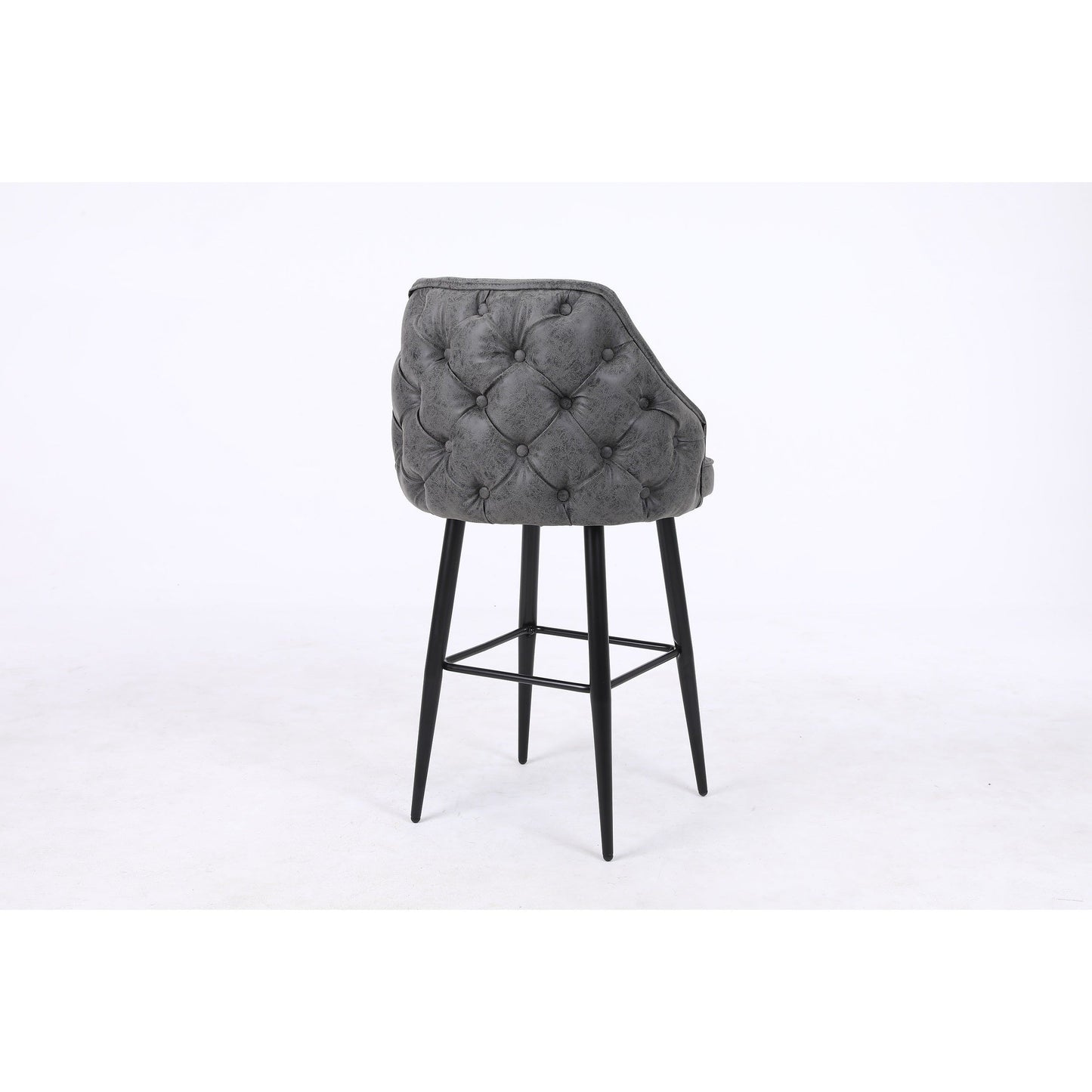 Astley Barstool - Graphite Mystique Suede