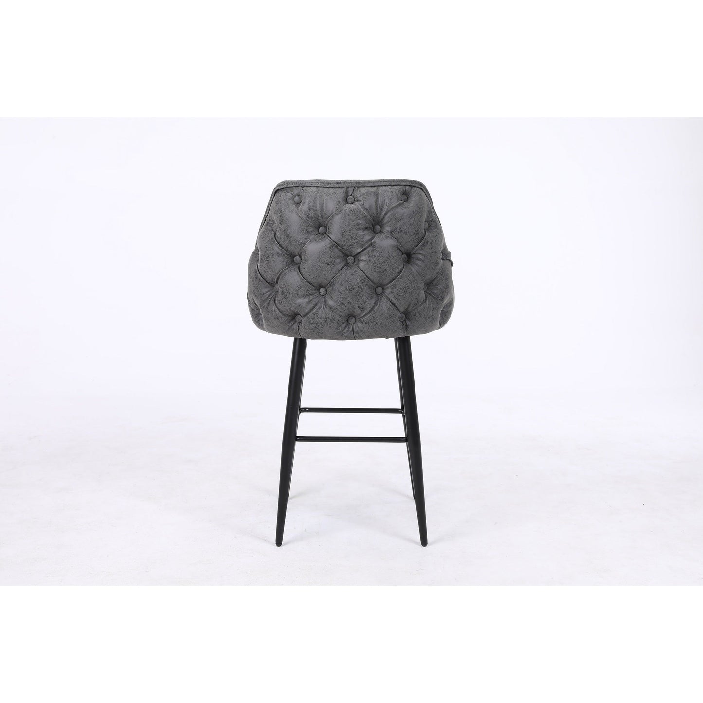 Astley Barstool - Graphite Mystique Suede