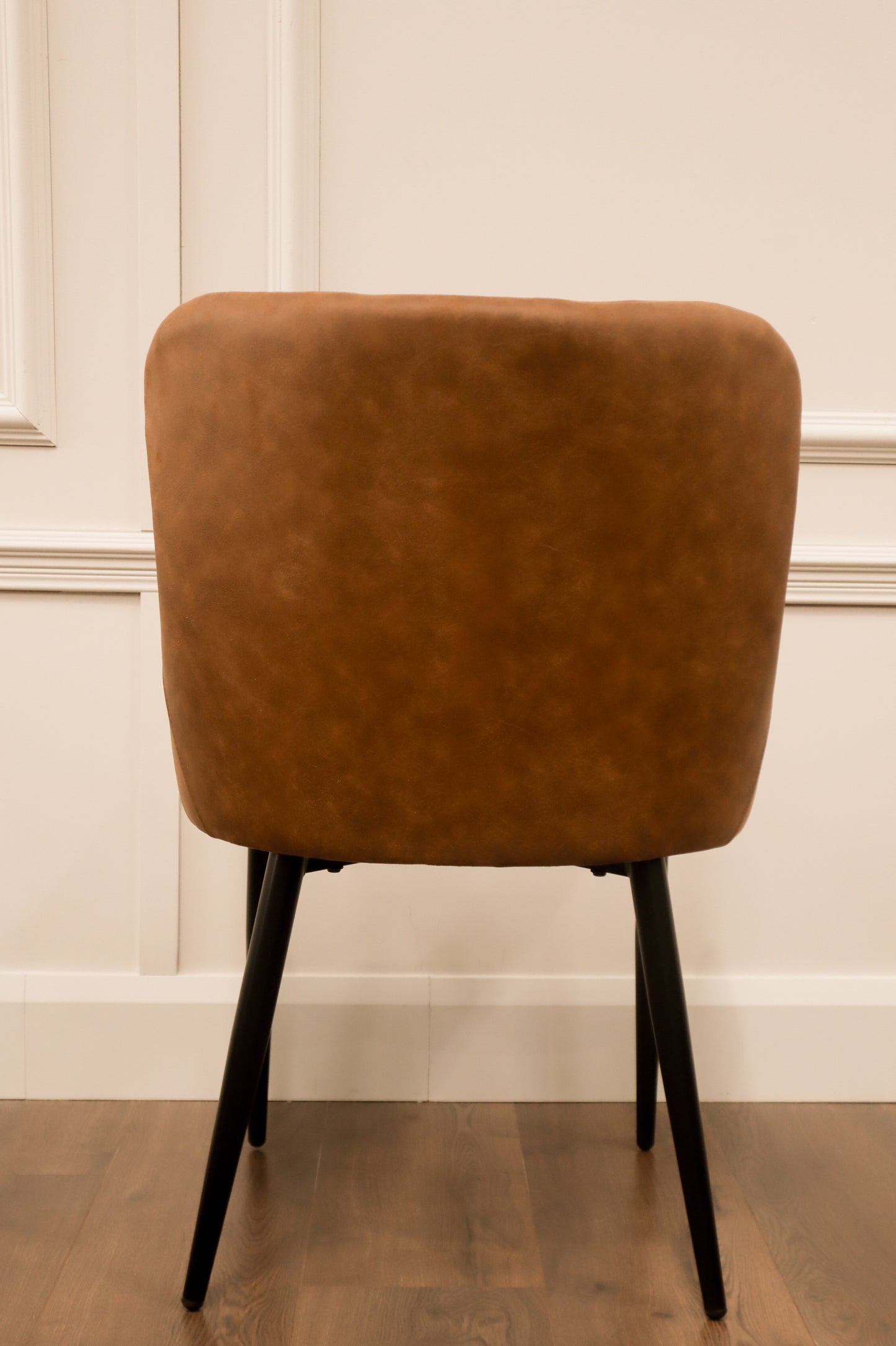 Diamond Dining Chair - Tan Suede