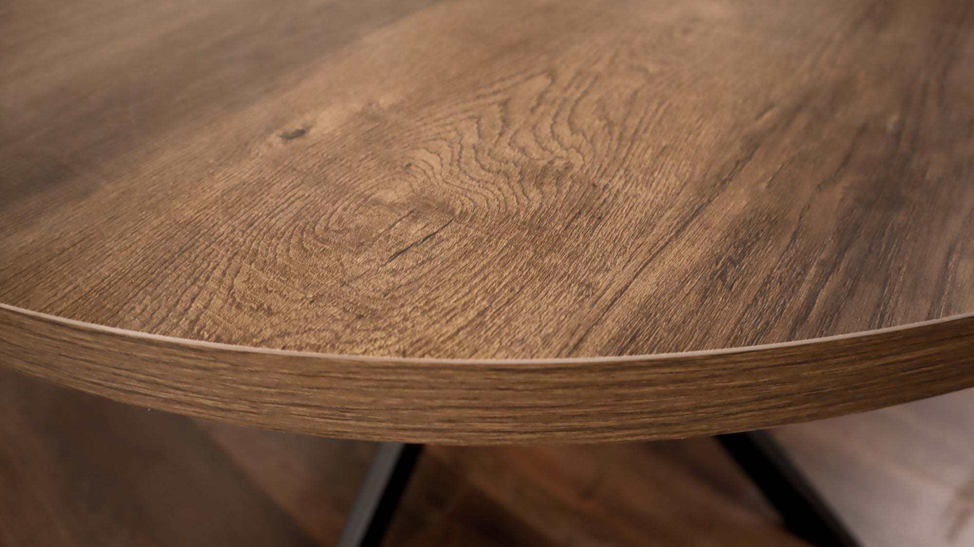 Pan Dark 1.2m + 4 Diamond Tan Suede Chairs