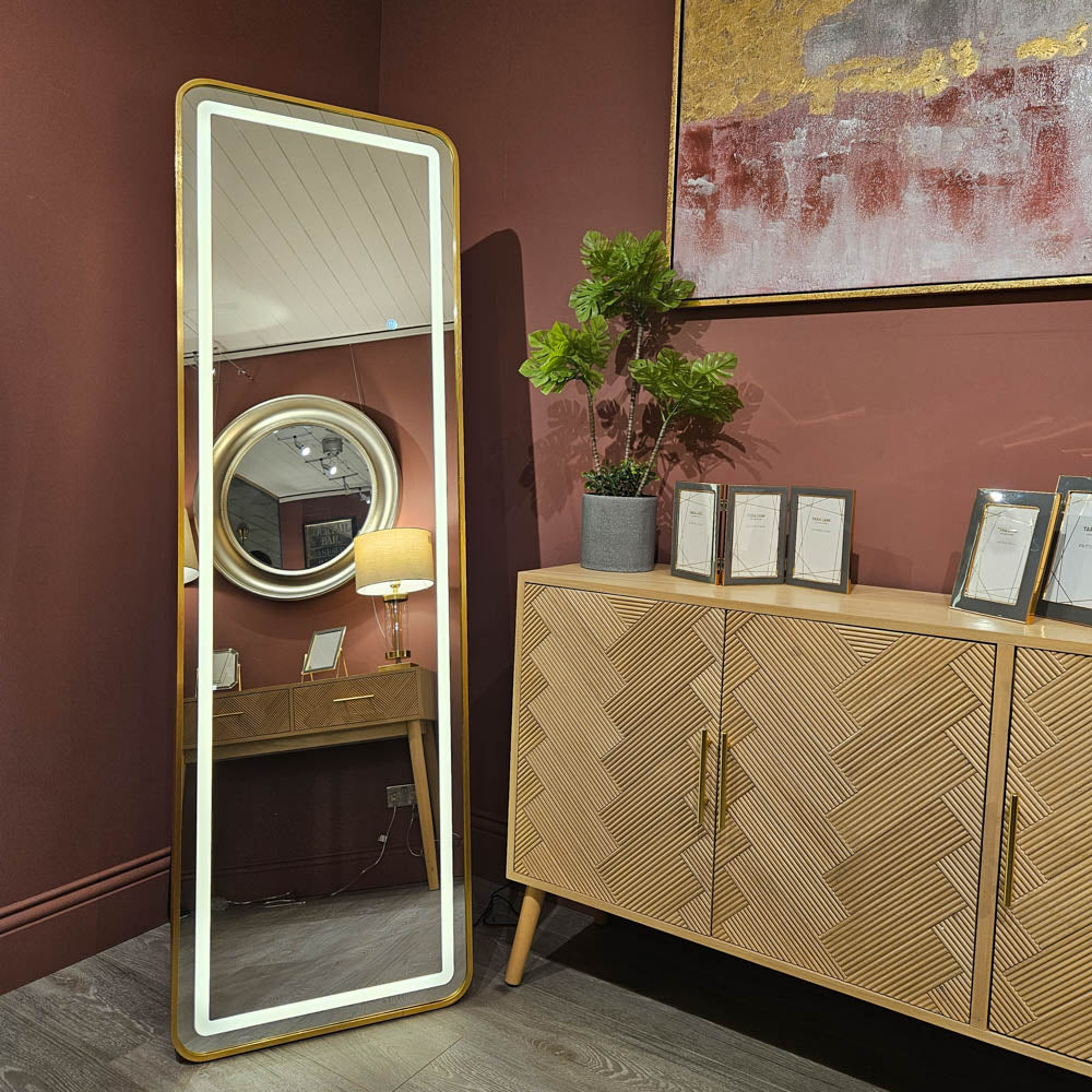 Led modena cheval gold 160 x 50cm