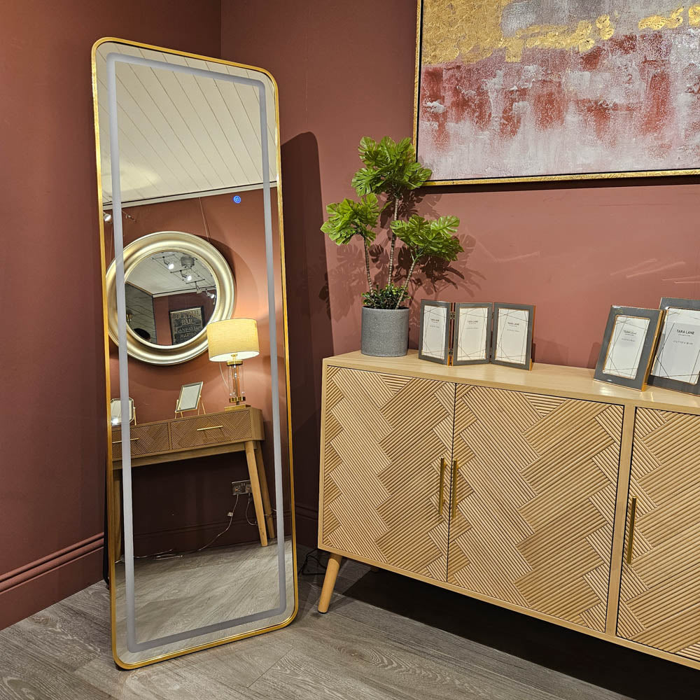 Led modena cheval gold 160 x 50cm