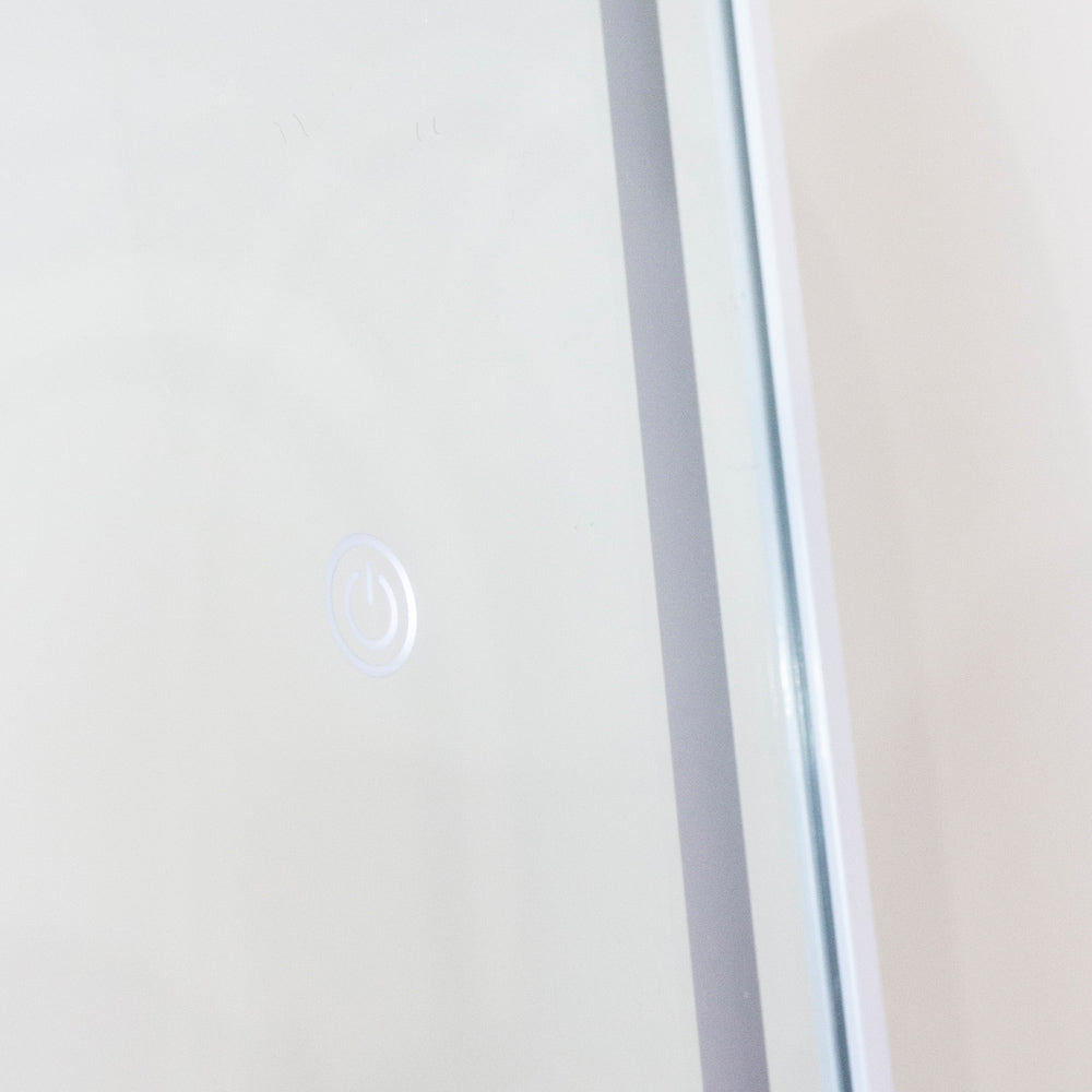 Led modena cheval arch mirror  160 x 50cm - White