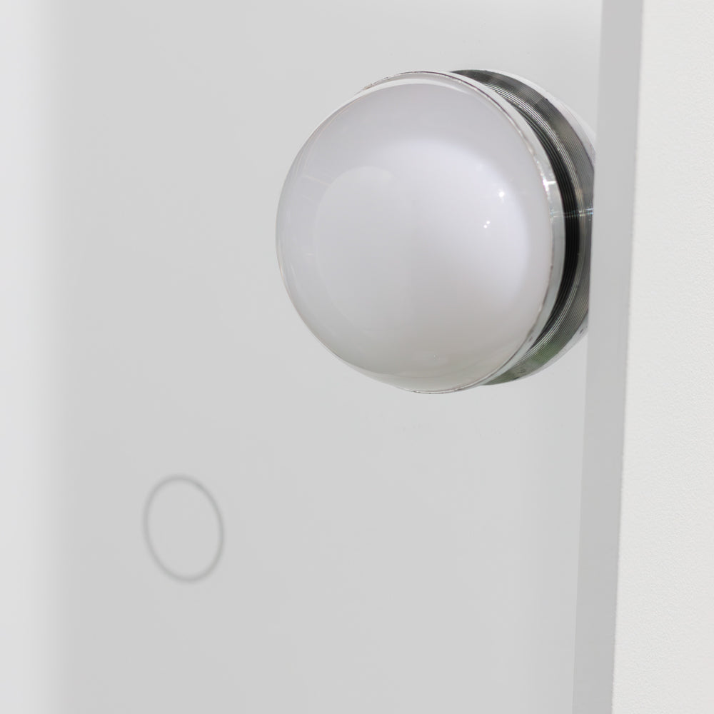 Led bulb modena cheval arch mirror white 170 x 70cm