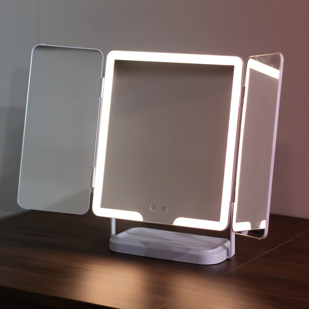 Hollywood rechargeable portable mirror