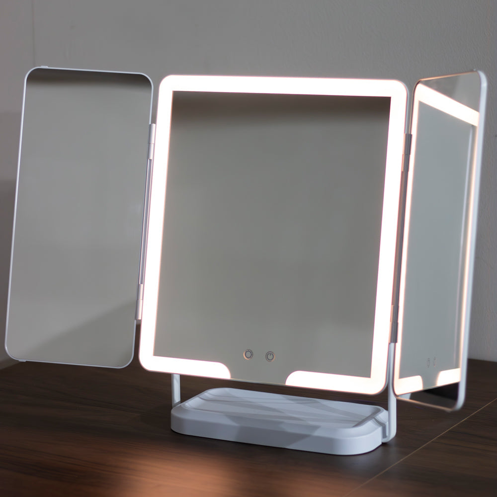 Hollywood rechargeable portable mirror