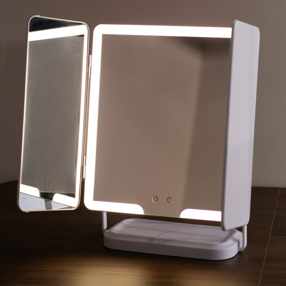 Hollywood rechargeable portable mirror