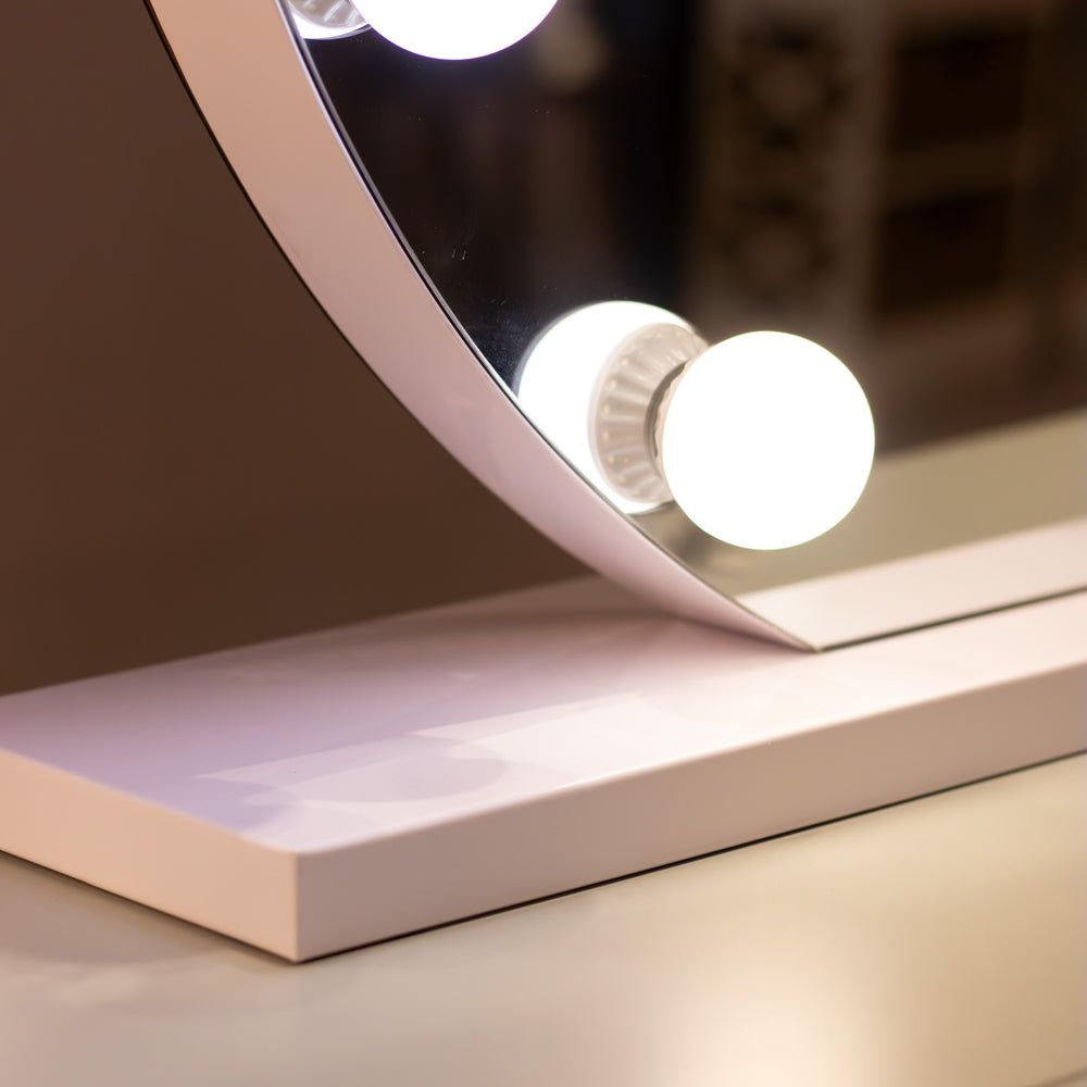 Hollywood round mirror large 90cm