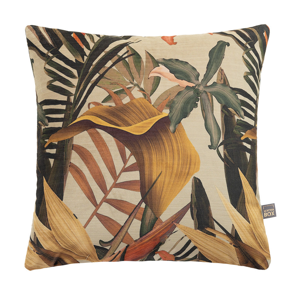 Fia 43x43cm Cushion, Green