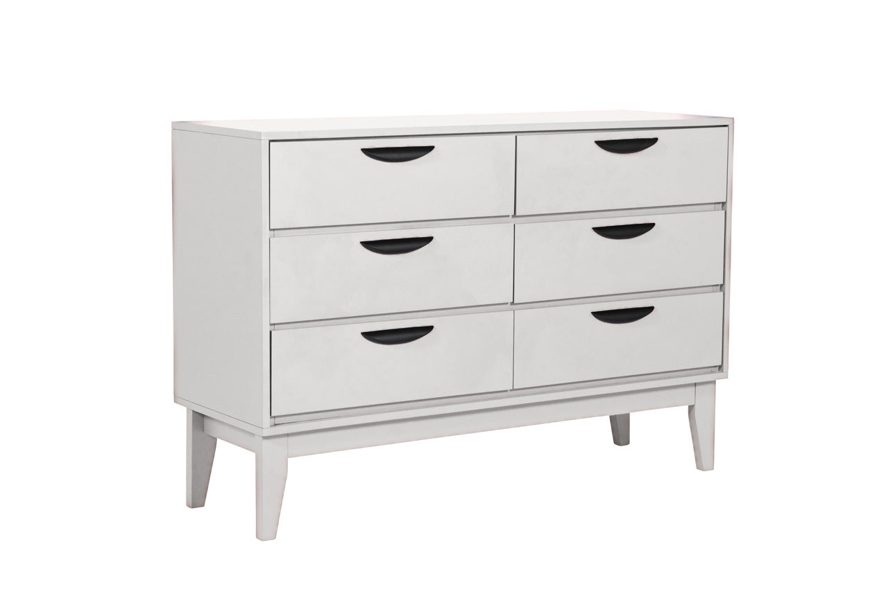 Lucy -  6 Drawer Chest - Taupe