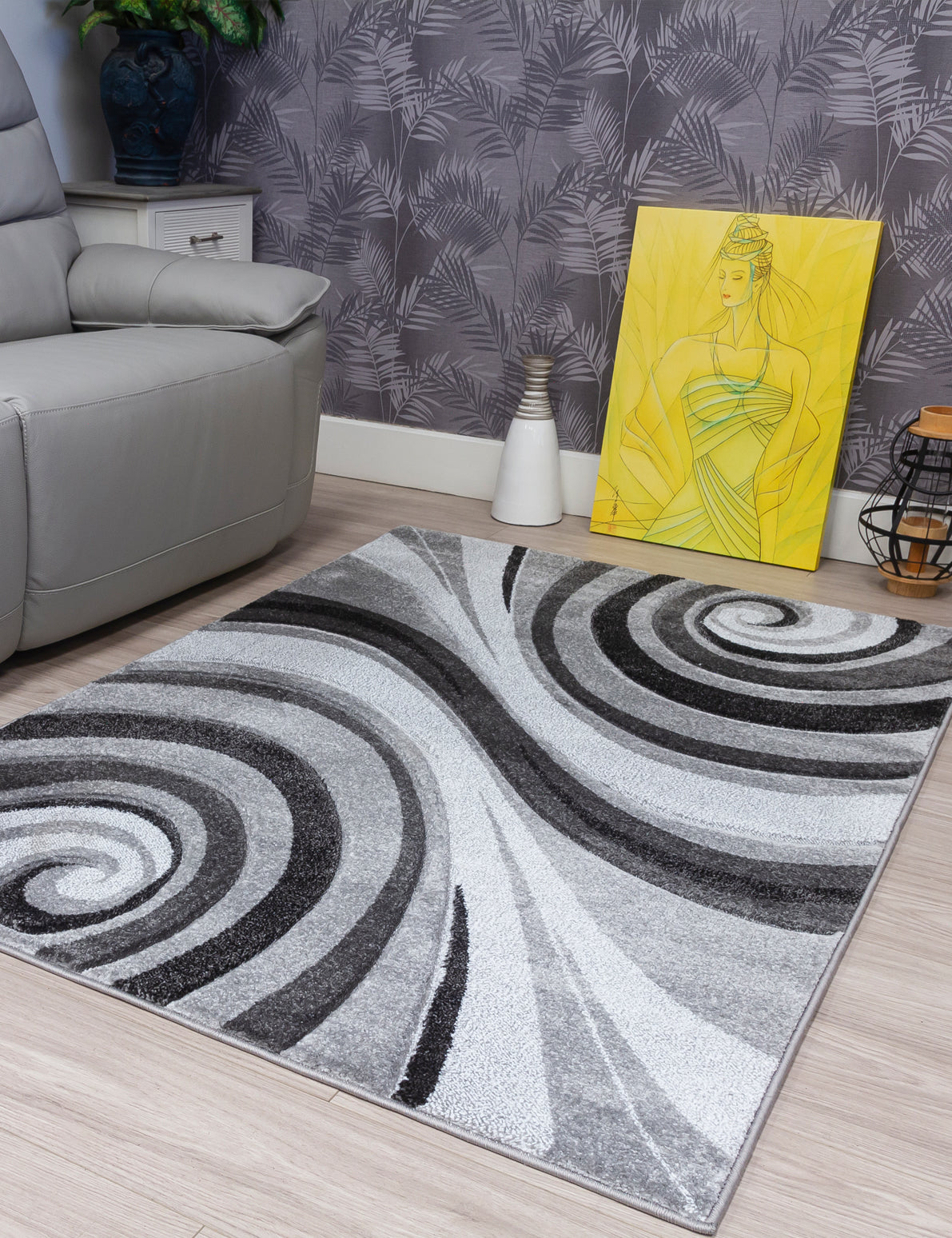 Samba Spirals -Grey