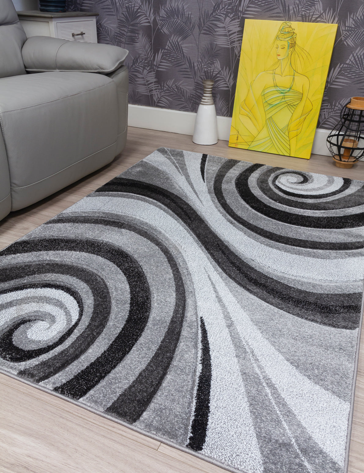 Samba Spirals -Grey
