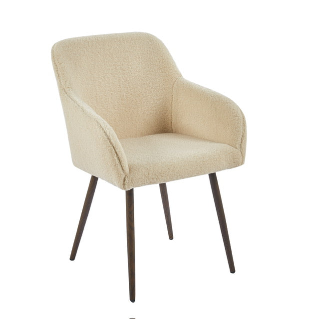 Mae Dining Chair - Cream Boucle