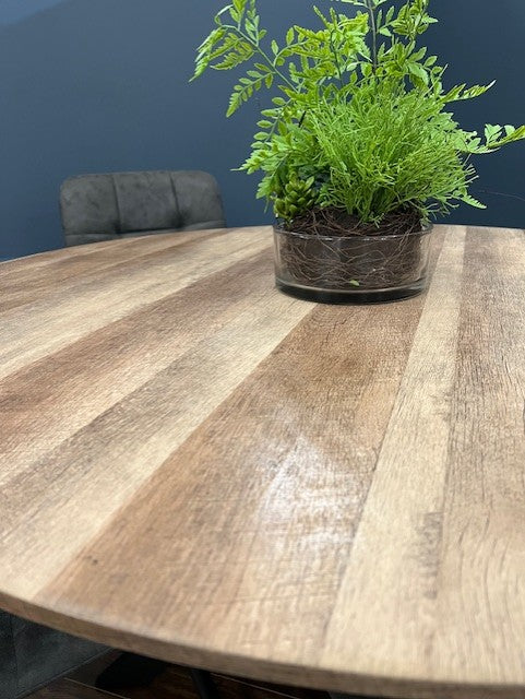 Epsom Rustic Oak 1.2m + 4 Kendal Chairs