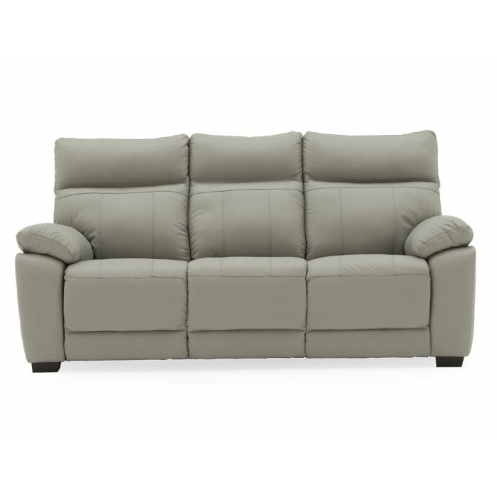 Lucca Italian Leather / Match Range Fixed Light Grey