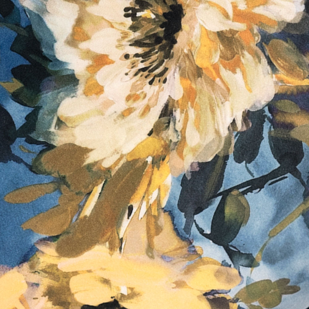 Scatter box - Alexis Navy Yellow 45 x 45cm