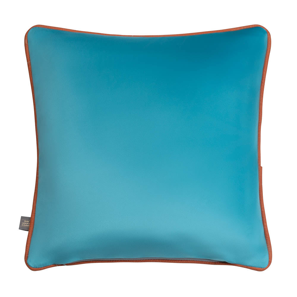 SCATTER BOX - Aruba Aqua/Orange 58 x 58 cm