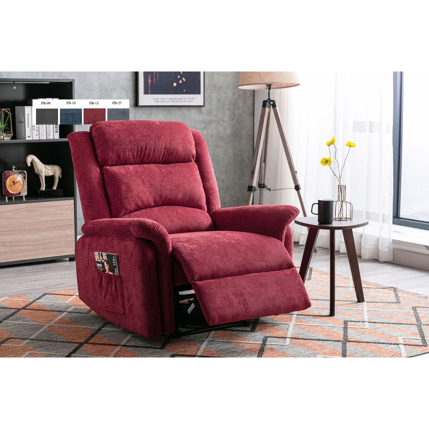 Eligah Recliner Chair - Red