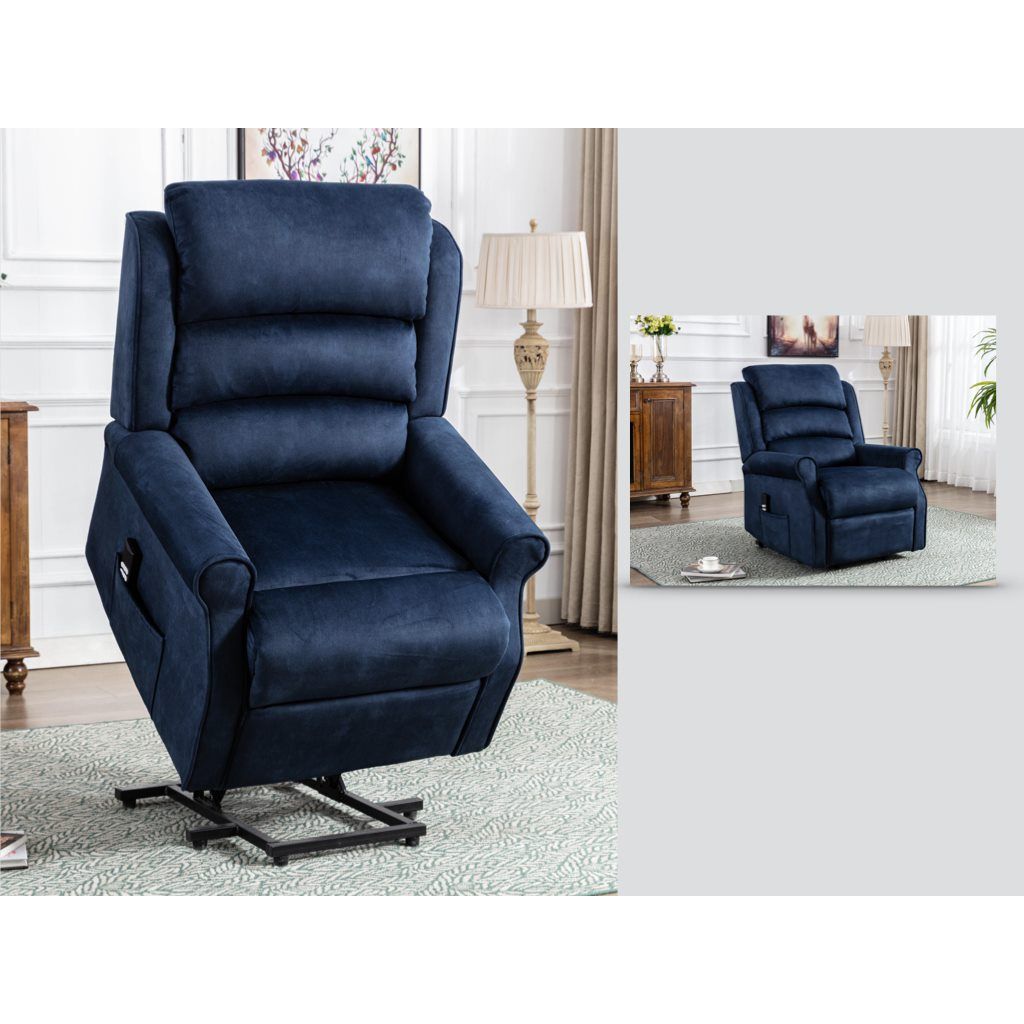 Nemo lift & tilt Dual Motor Armchair - Blue