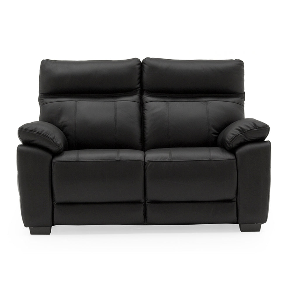 Lucca Italian Leather / Match Range Fixed Black