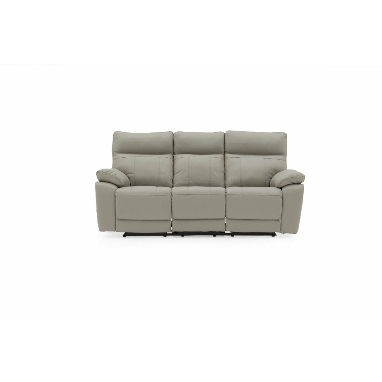 Lucca 3 Seater Light Grey Recliner