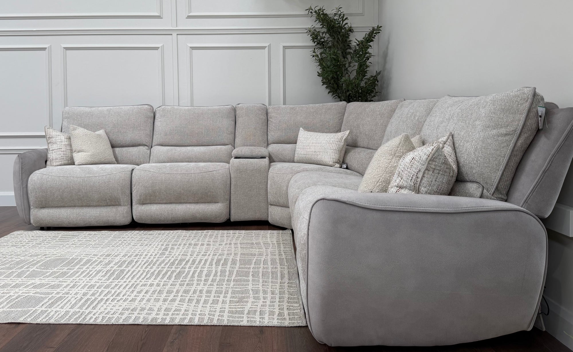 Belgrave Power Recliner - Dove & Stone