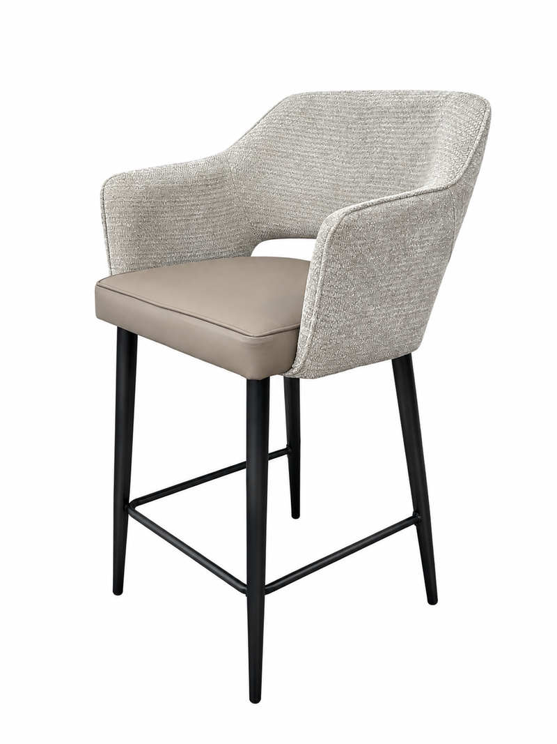 Maisie  Barstool – Champagne Beige & Taupe