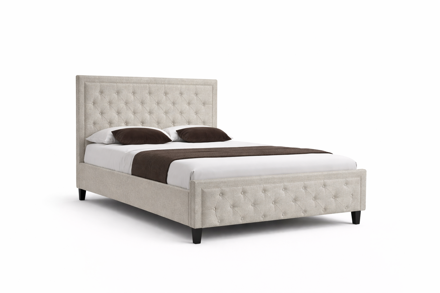 Florence Bed SuperKing   - Natural Linen