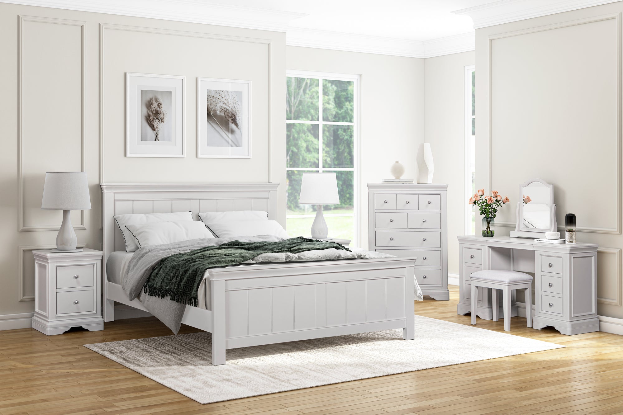 Loire Super King Bed Frame - Taupe