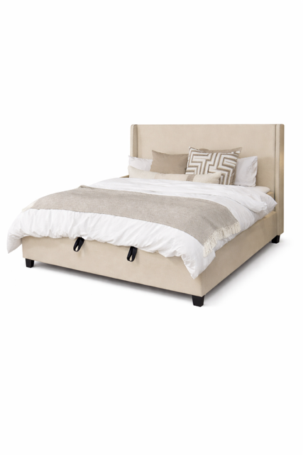 Rivera Ottoman Bed King - Beige