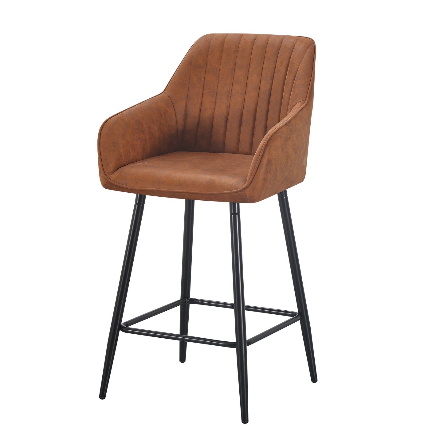 EZ Bar Stool - Tan Suede